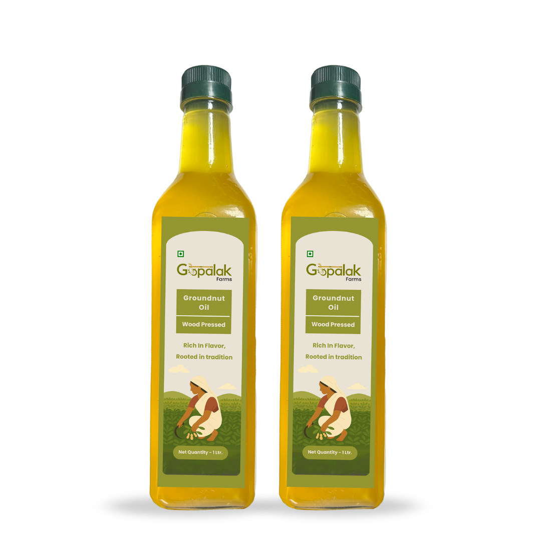 Groundnut Oil Wood Pressed | 1 LTR