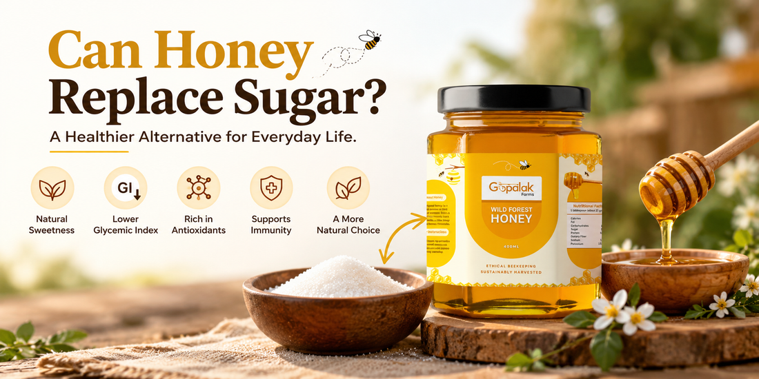 Can Honey Replace Sugar?  A Healthier Alternative for Everyday Life.