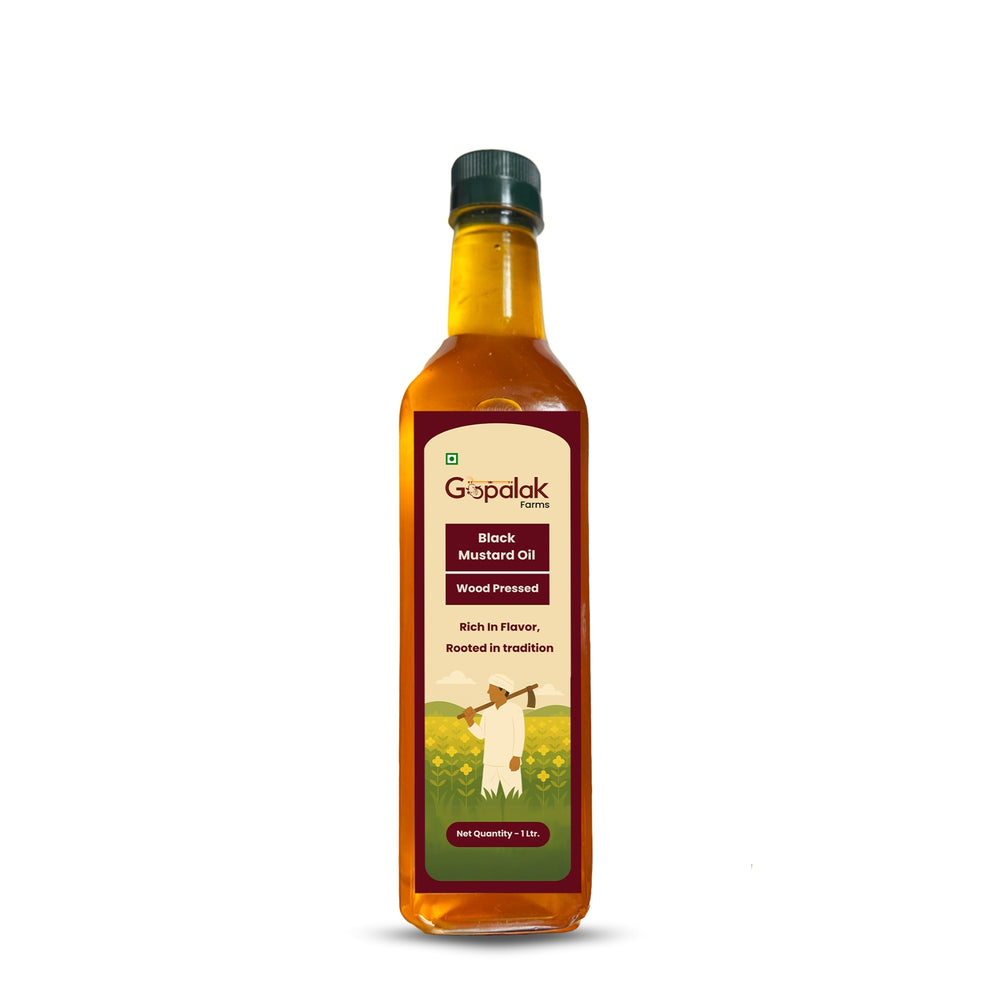 Gopalak Farms Wood Pressed Black Mustard Oil