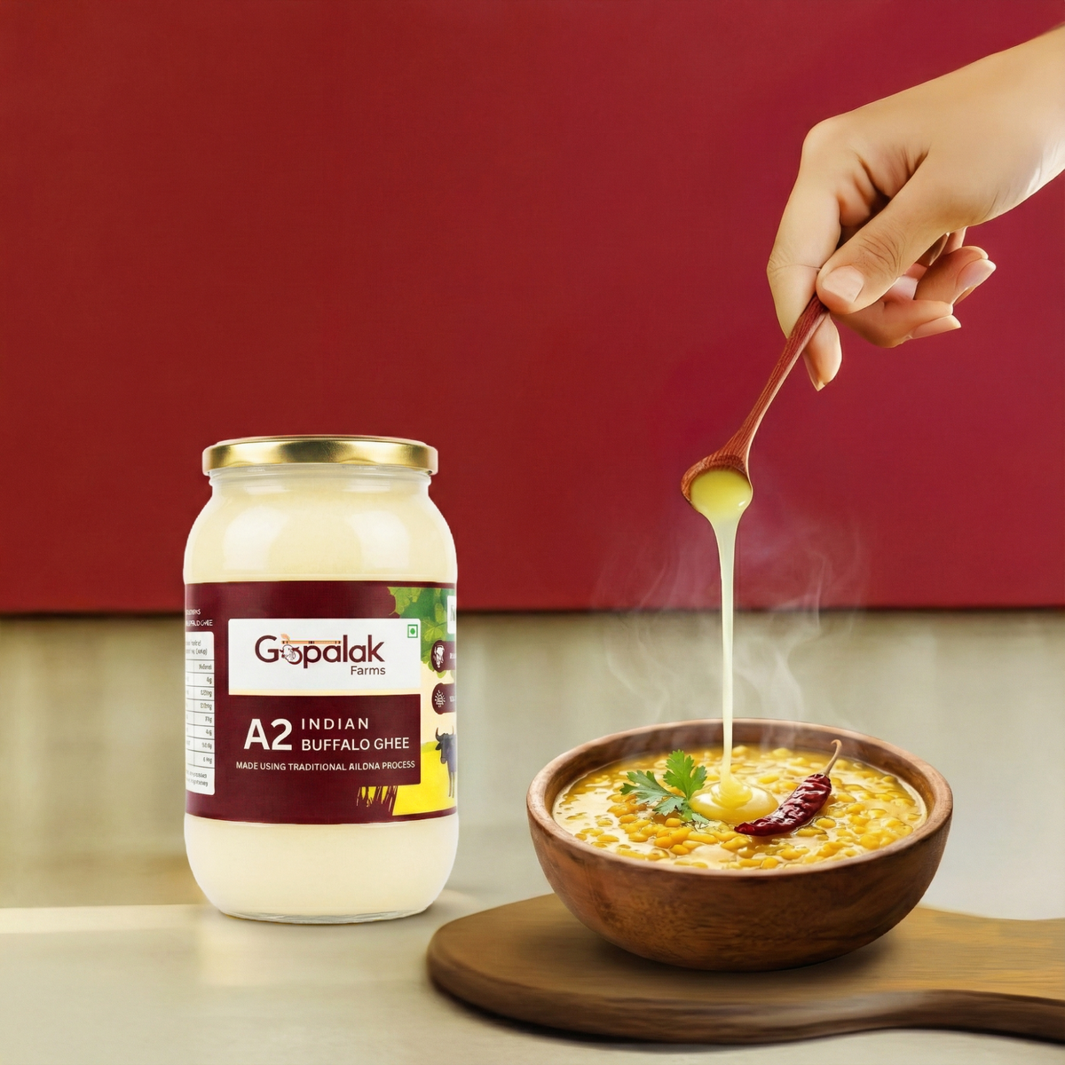 Gopalak Farms A2 Buffalo Ghee
