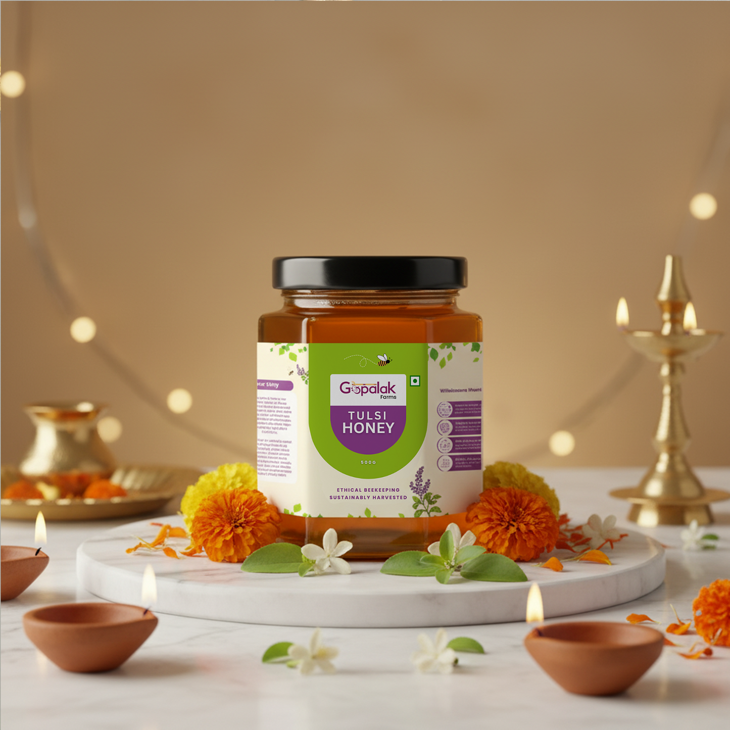 Gopalak Farms Tulsi Honey| 100% Pure & Unprocessed