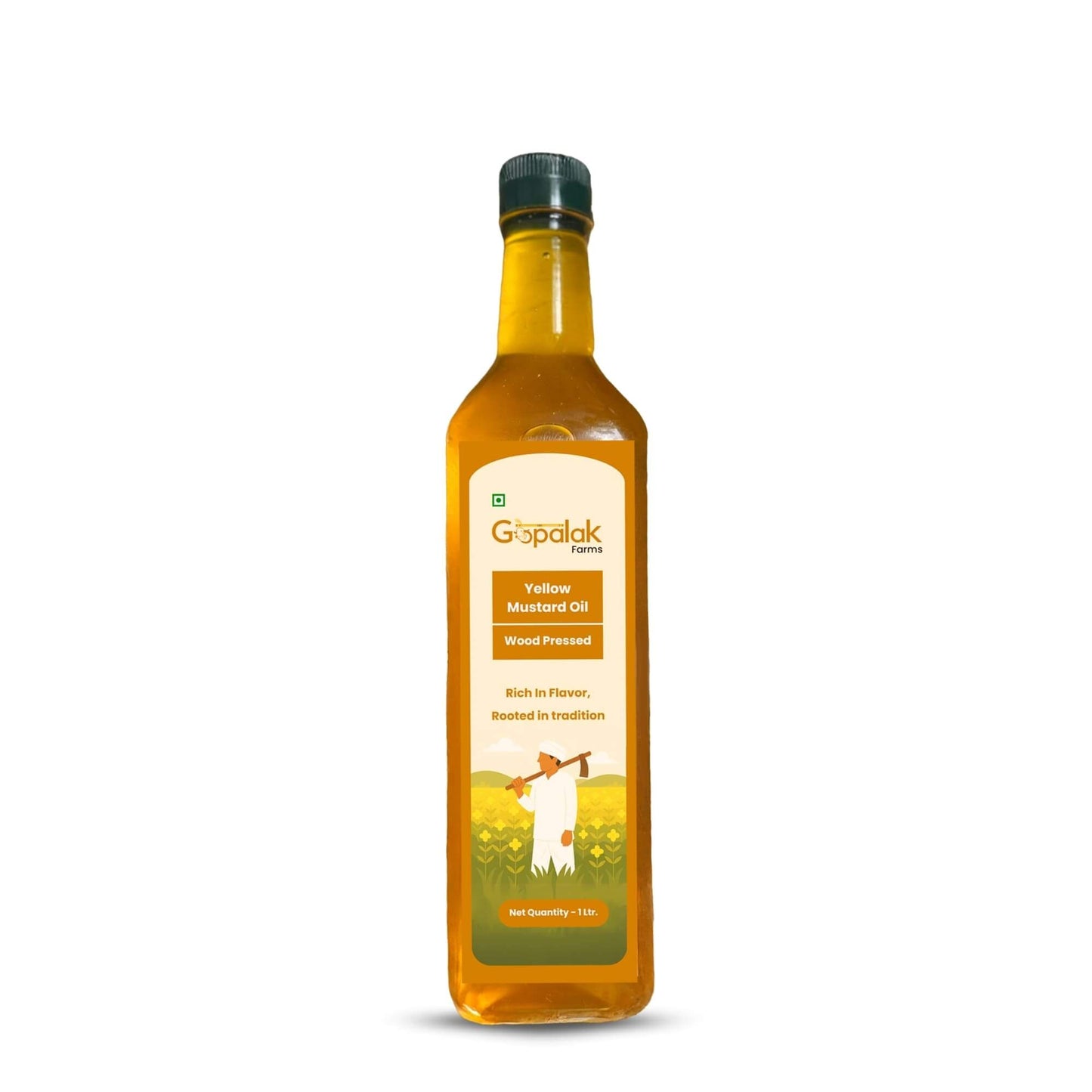 Gopalak Farms Wood Pressed Yellow Mustard Oil