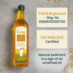 FSSAI registered and ISO 9001:2015 certified yellow mustard oil